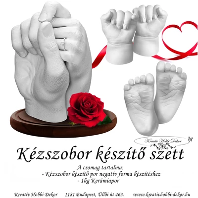 Kézszobor készítő szett