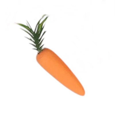 Mini polisztirol répa műanyag zölddel, 7cm 