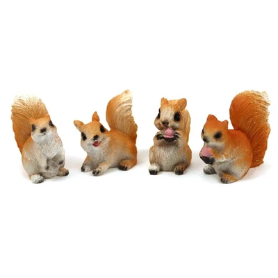 Kicsi mókus figura, világosbarna - 1 db Kicsi mókus figura, világosbarna - 1 db