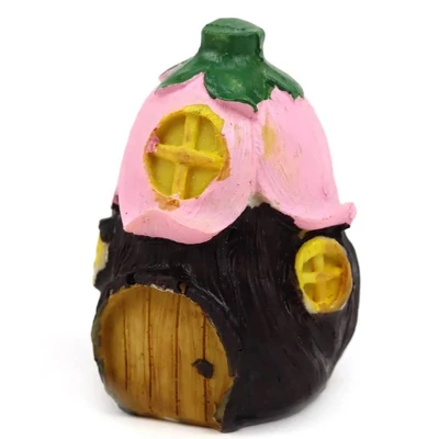 Rózsaszín virágos manó házikó Rózsaszín virágos manó házikó