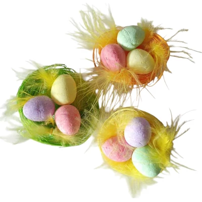 Tollpihés fészek tojással, 1db