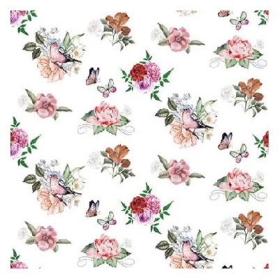 Koktél szalvéta - Apró virágok