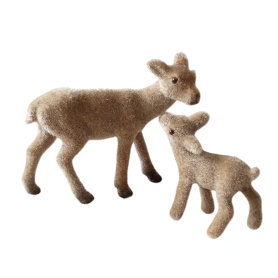 Őzike gidával, drapp