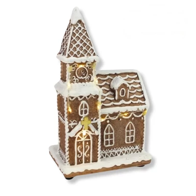  Világítós mézeskalács templom