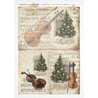 Rizspapír A4 - karácsonyi zene