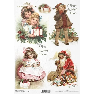 Rizspapír A4 - boldog karácsony