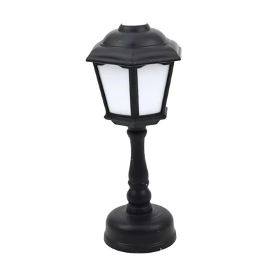 Led kandeláber hatszögletű - Fekete,  nagy 16cm  Led kandeláber hatszögletű - Fekete,  nagy 16cm