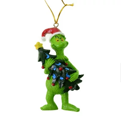 Grincs figura karácsonyfával, poly Grincs figura karácsonyfával, poly