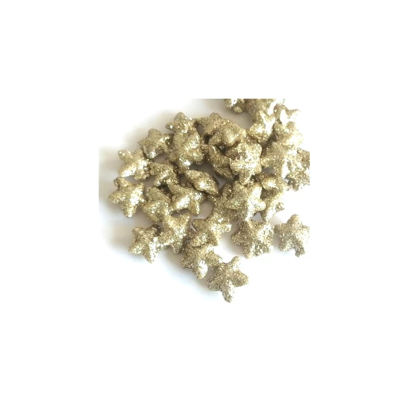 Glitteres csillag darabra, pezsgő