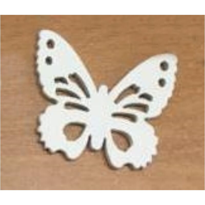 Fa pillangó fehér 4cm