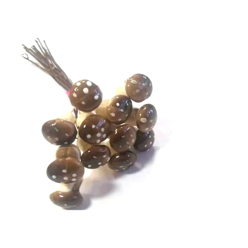 Mini gomba betűző köteg, világosbarna