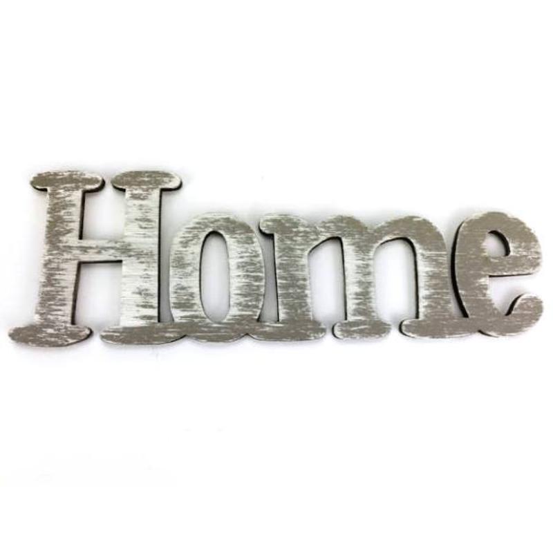 Home felirat szürke 15cm