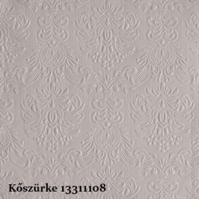 Elegance dombornyomott esküvői szalvéta - 33x33cm - 15db