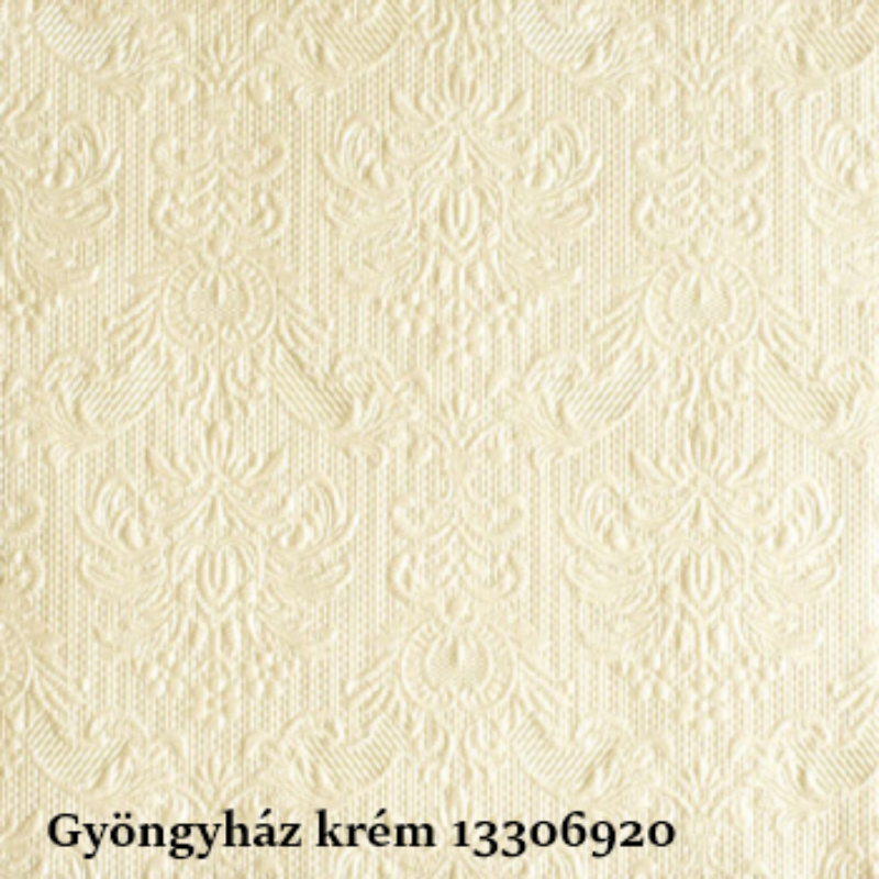 Elegance dombornyomott esküvői szalvéta - 33x33cm - 15db