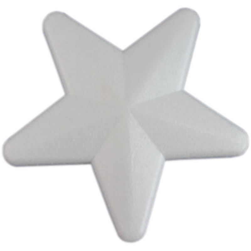 Polisztirol csillag, 15cm