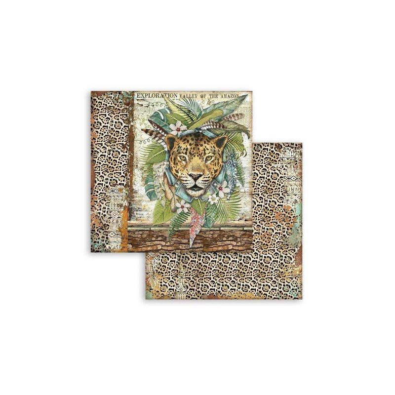 Scrapbook papír 30x30 cm -  "Amazonia" 10féle/cs