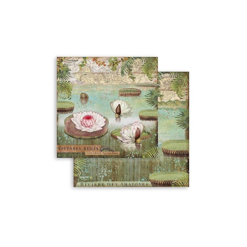 Scrapbook papír 30x30 cm -  "Amazonia" 10féle/cs