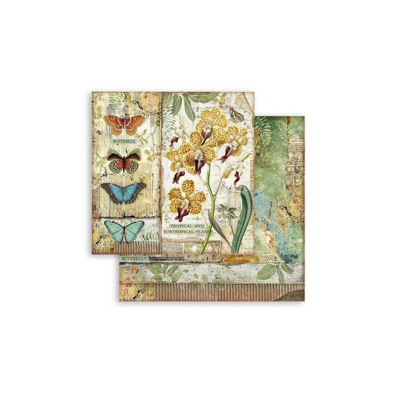 Scrapbook papír 30x30 cm -  "Amazonia" 10féle/cs