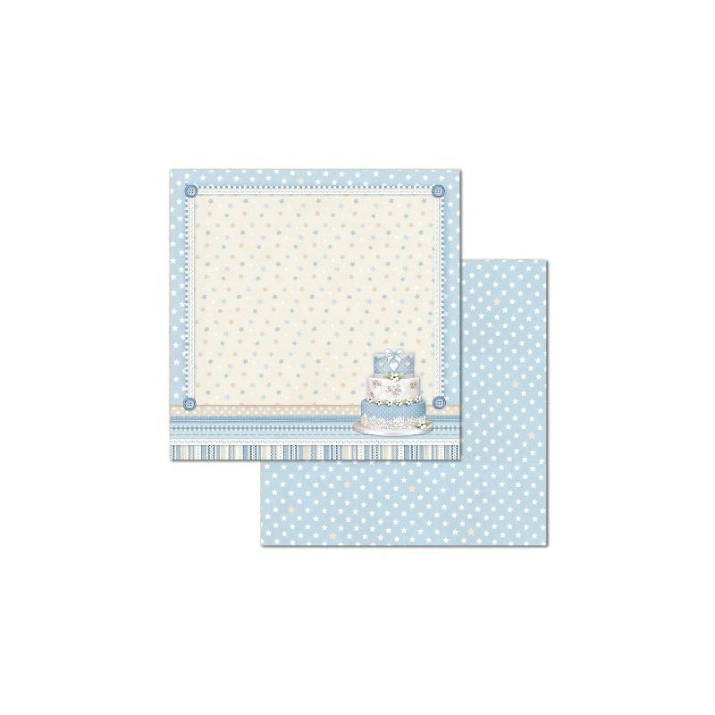 Scrapbook papír 30x30 cm -  "Kisfiú" 10féle/cs