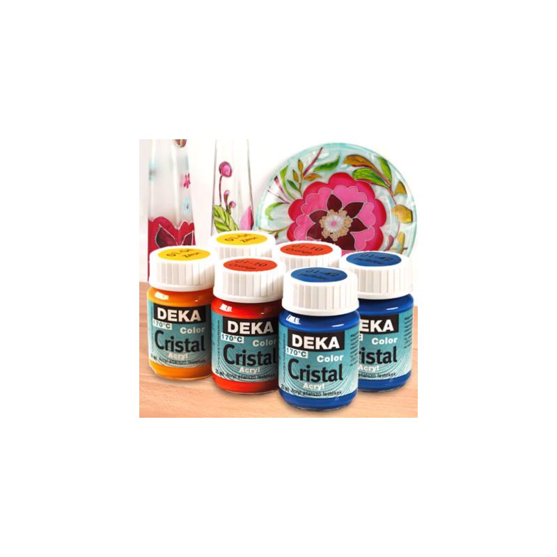 Deka cristall vízbázisú üvegfesték  25 ml
