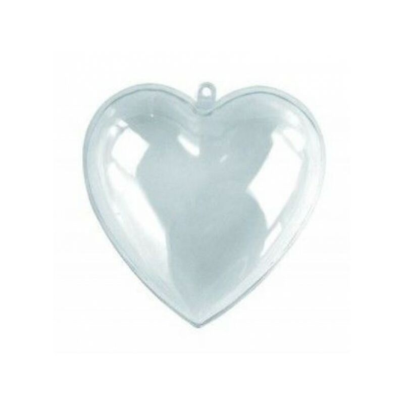 Akril szétszedhető szív, 6 cm