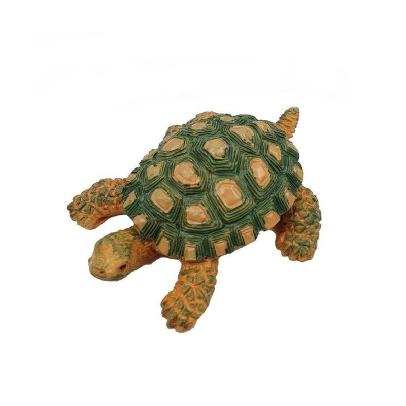 Tengeri teknős figura, barna-zöld
