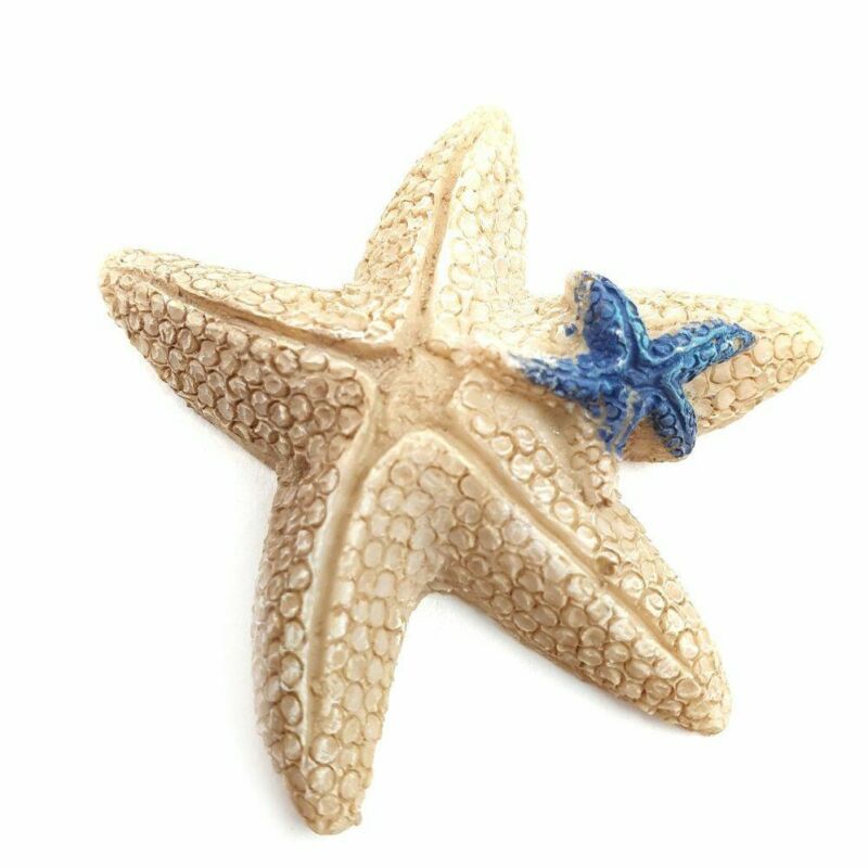 Tengeri csillag figura kis csillaggal - homok színű