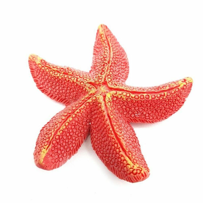 Tengeri csillag figura - korall-sárga