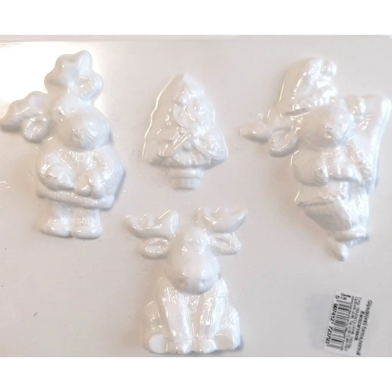 Gipszkiöntő - Rénszarvas 4db-os