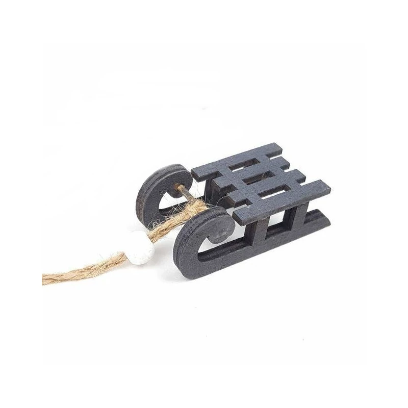 Szánkó kicsi 5cm - szürke