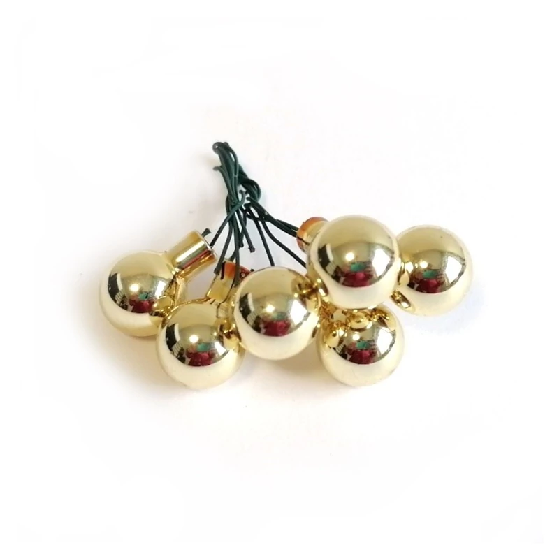 Üveggömb betűző  szett 1,5cm fényes arany