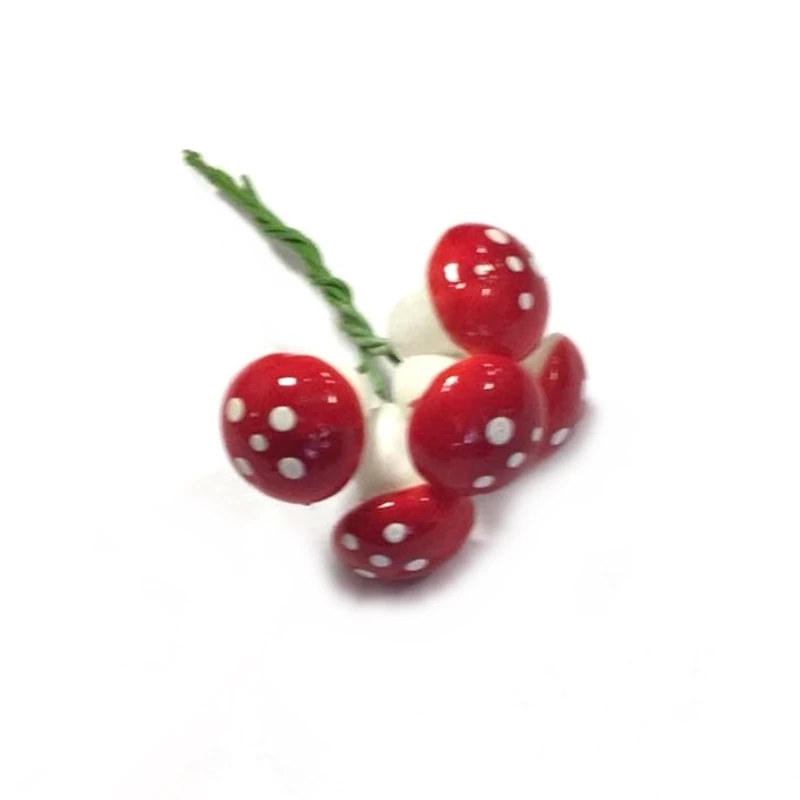 Gomba betűző köteg, piros - 1,5cm fej