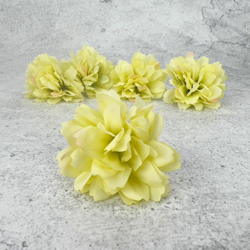 Kerti szegfű virágfej, 5db/csomag - zöldes sárgsa