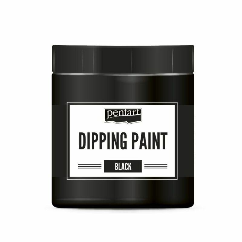 Mártófesték - Dipping paint - Fekete - 250ml