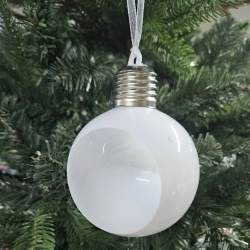  Világítós nyitott díszíthető gömb 9cm