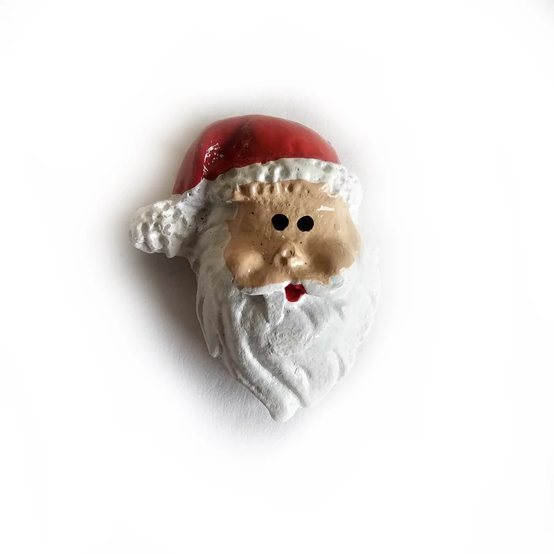 Mikulásfej figura, öntapis