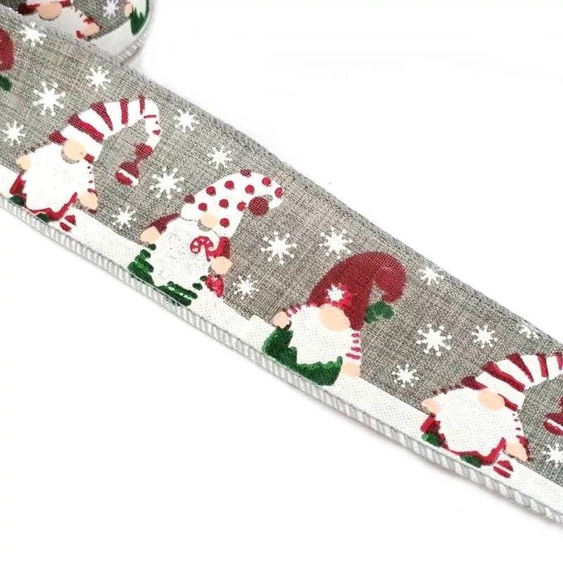 Manós finomszövésű juta szalag 4,7cm széles - szürke - 1m