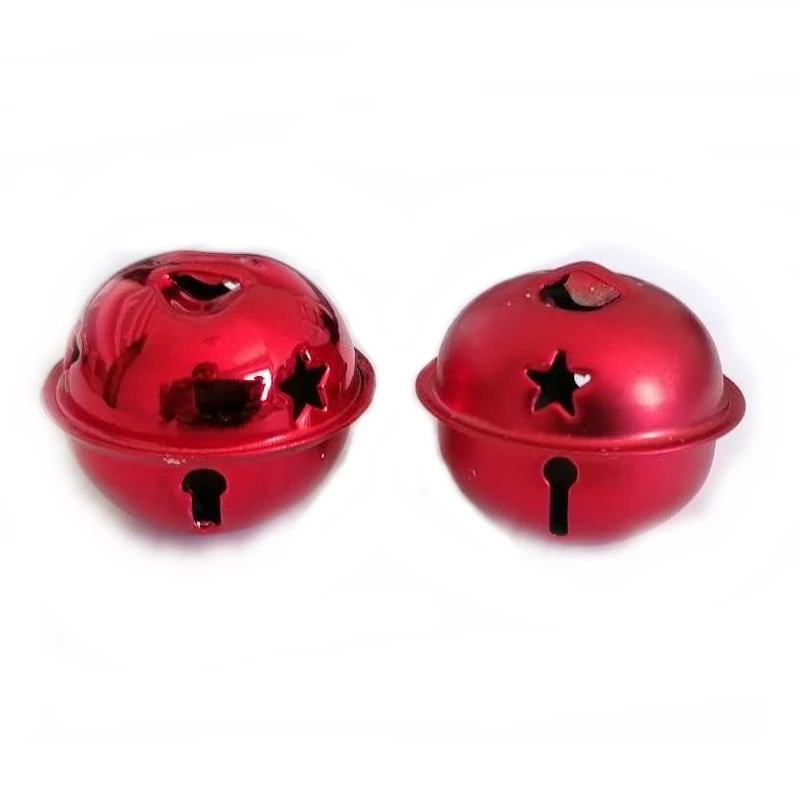 Gömbcsengő szett 3 cm matt-fényes piros 2db/cs