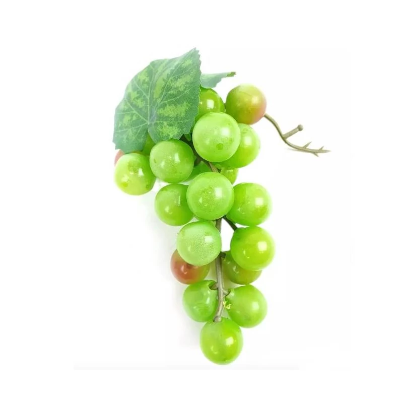 Szőlő dekoráció nagyszemű, 15cm - zöld