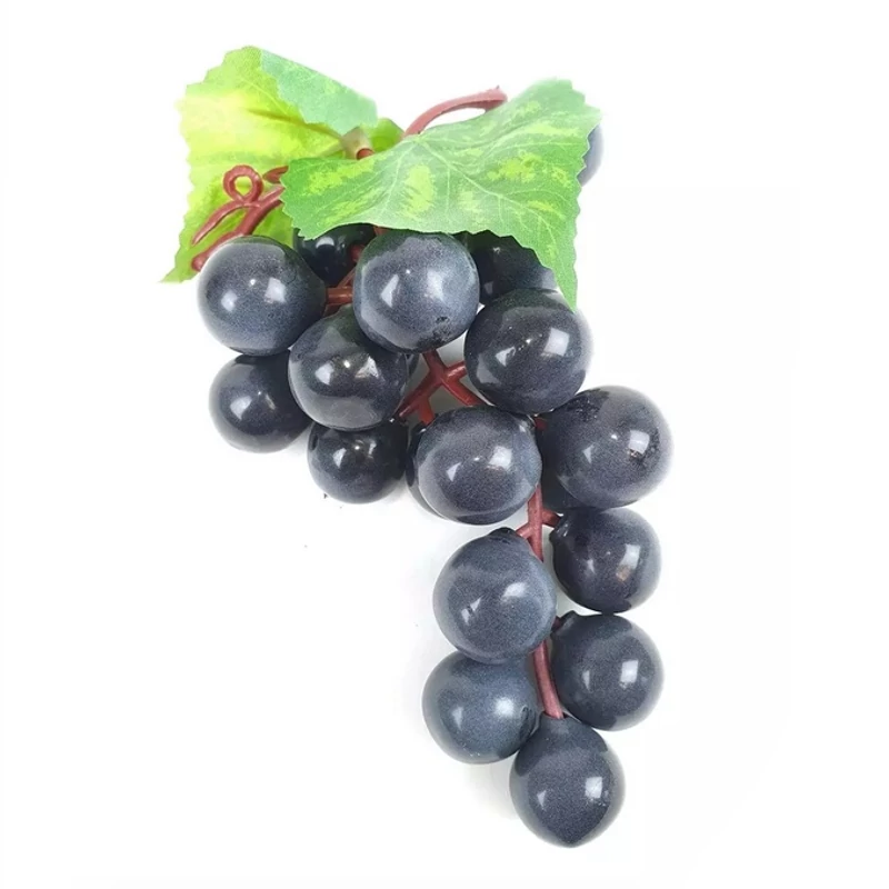 Szőlő dekoráció nagyszemű, 15cm - kék