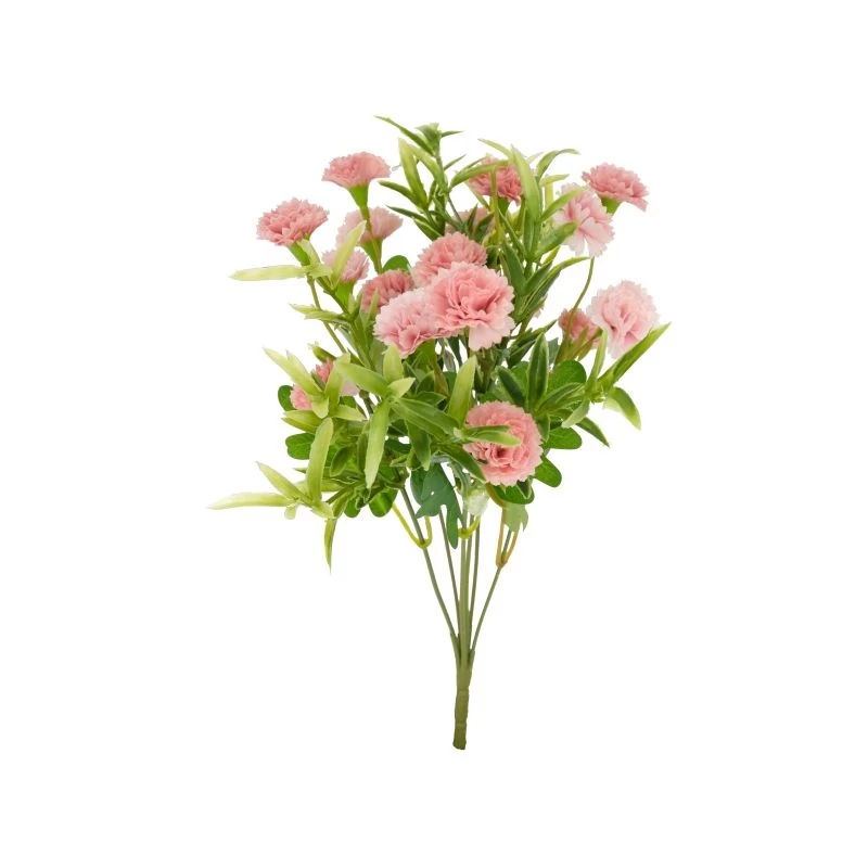 Miniszegfű csokor 34 cm - rózsaszín
