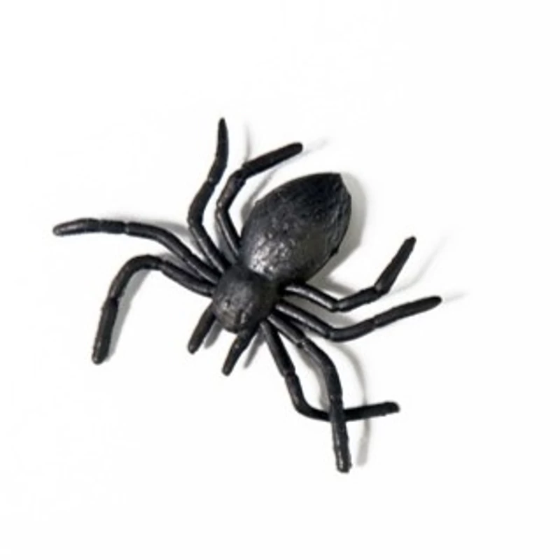 Fekete pók figura, 3cm