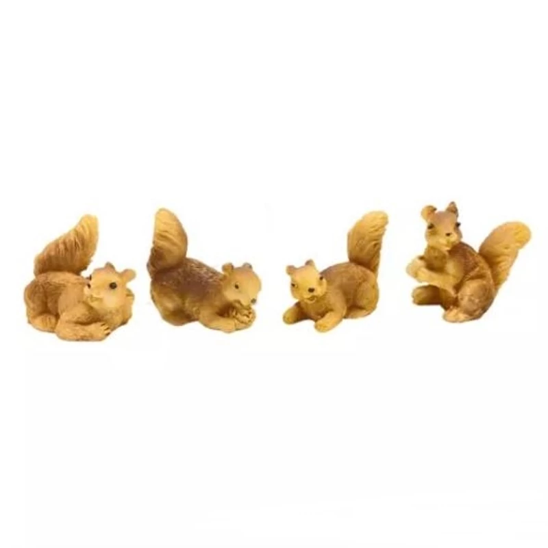 Barna kis mókus figura - 1 db