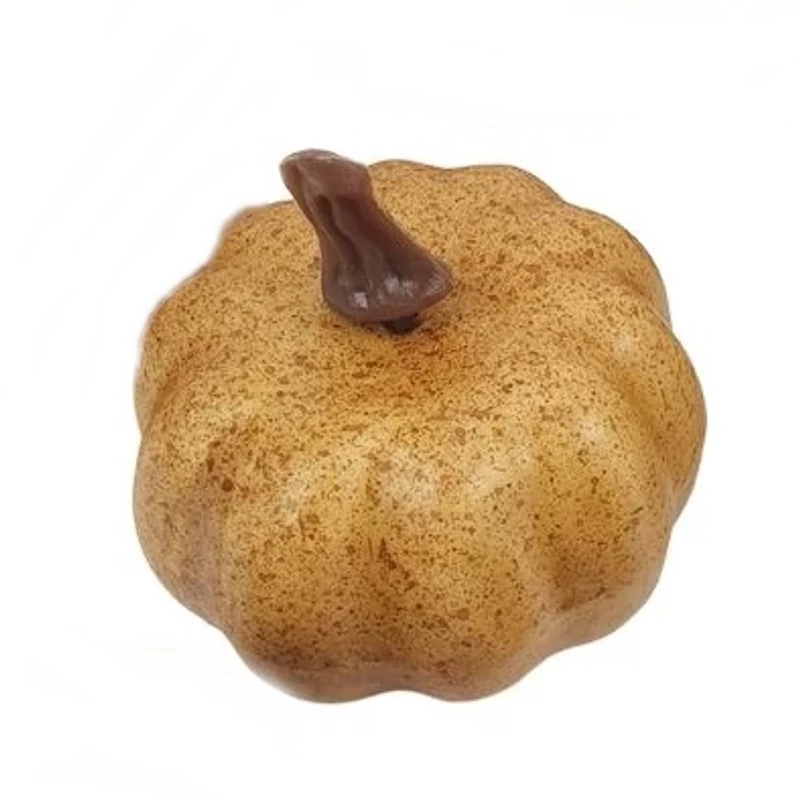 Tök dekoráció, barna, 6cm