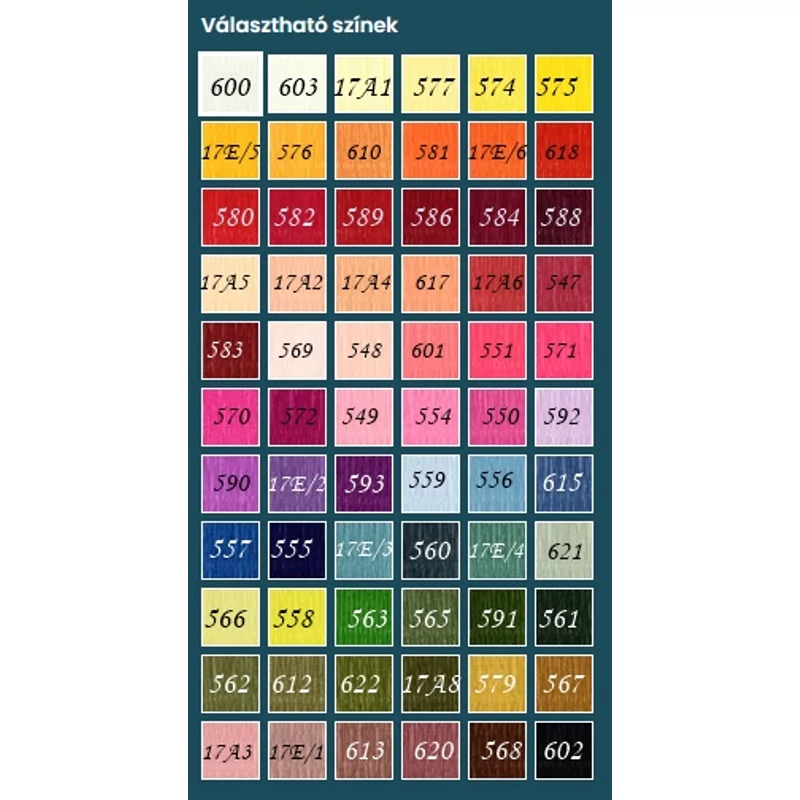 Virágkrepp papír, 180gr, 50x250cm - választható színekben