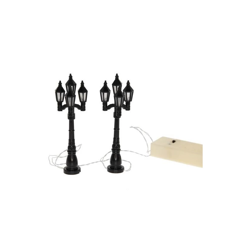 Kandeláber füzér, elemes szett, 2 db-os