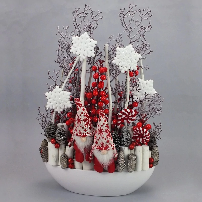 Fehér dekor tál 30x8,5cm