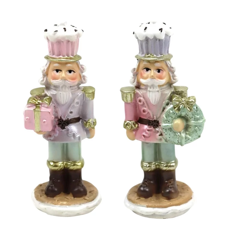 Pasztell színű diótörő figura - 1db