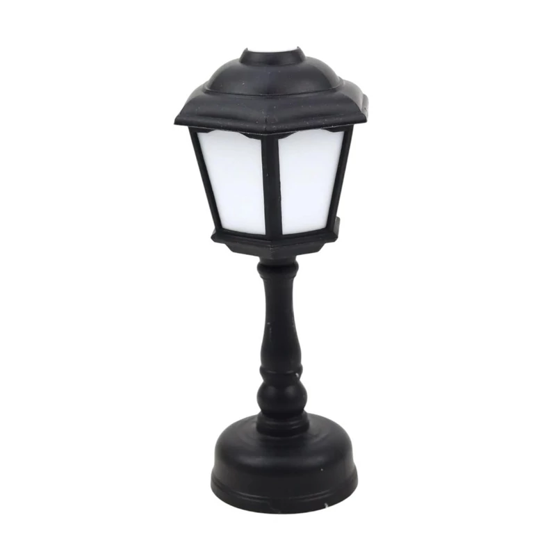  Led kandeláber hatszögletű - Fekete,  nagy 16cm
