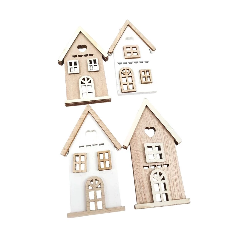 Szíves öntapadós házikó - 1db